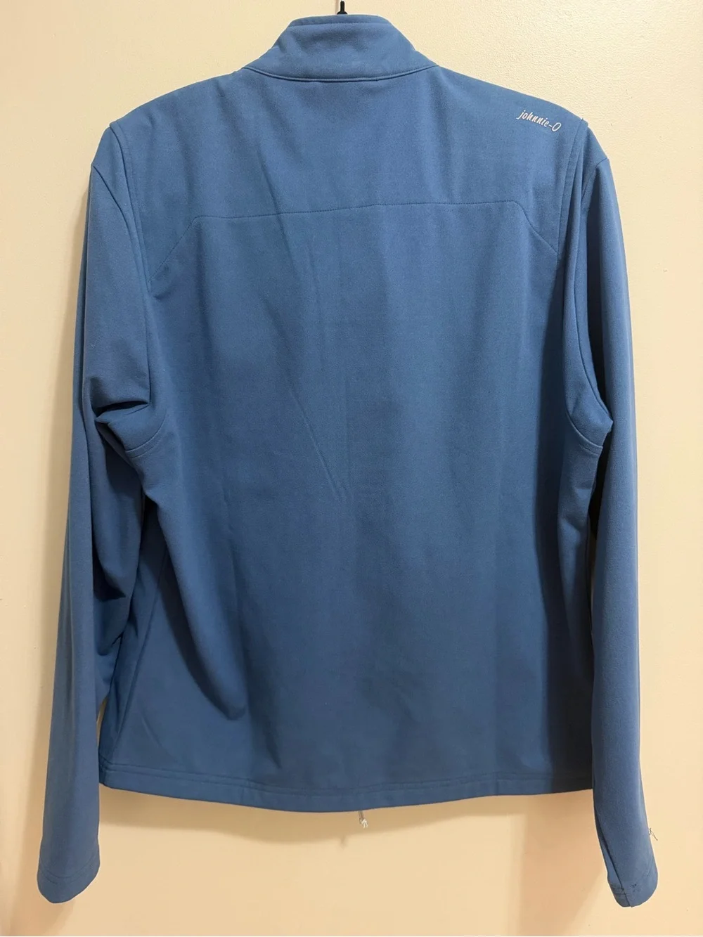 johnnie-O The Fade PREP-FORMANCE Wind Jacket Small Lake Blue Full Zip Golf
